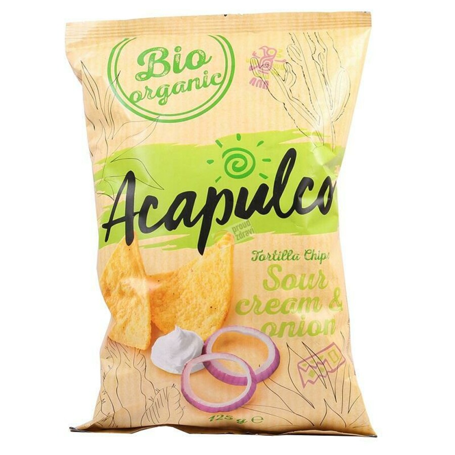 Bio tortilla chipsy Acapulco zakysaná smetana 125g BIO organic - náhled