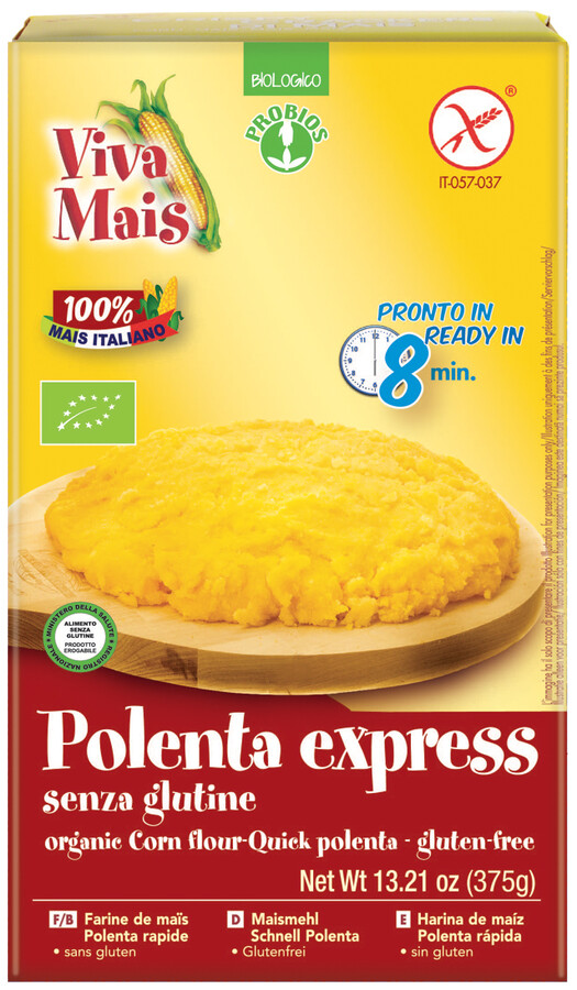 Bezlepková kukuřičná polenta express 375g - náhled
